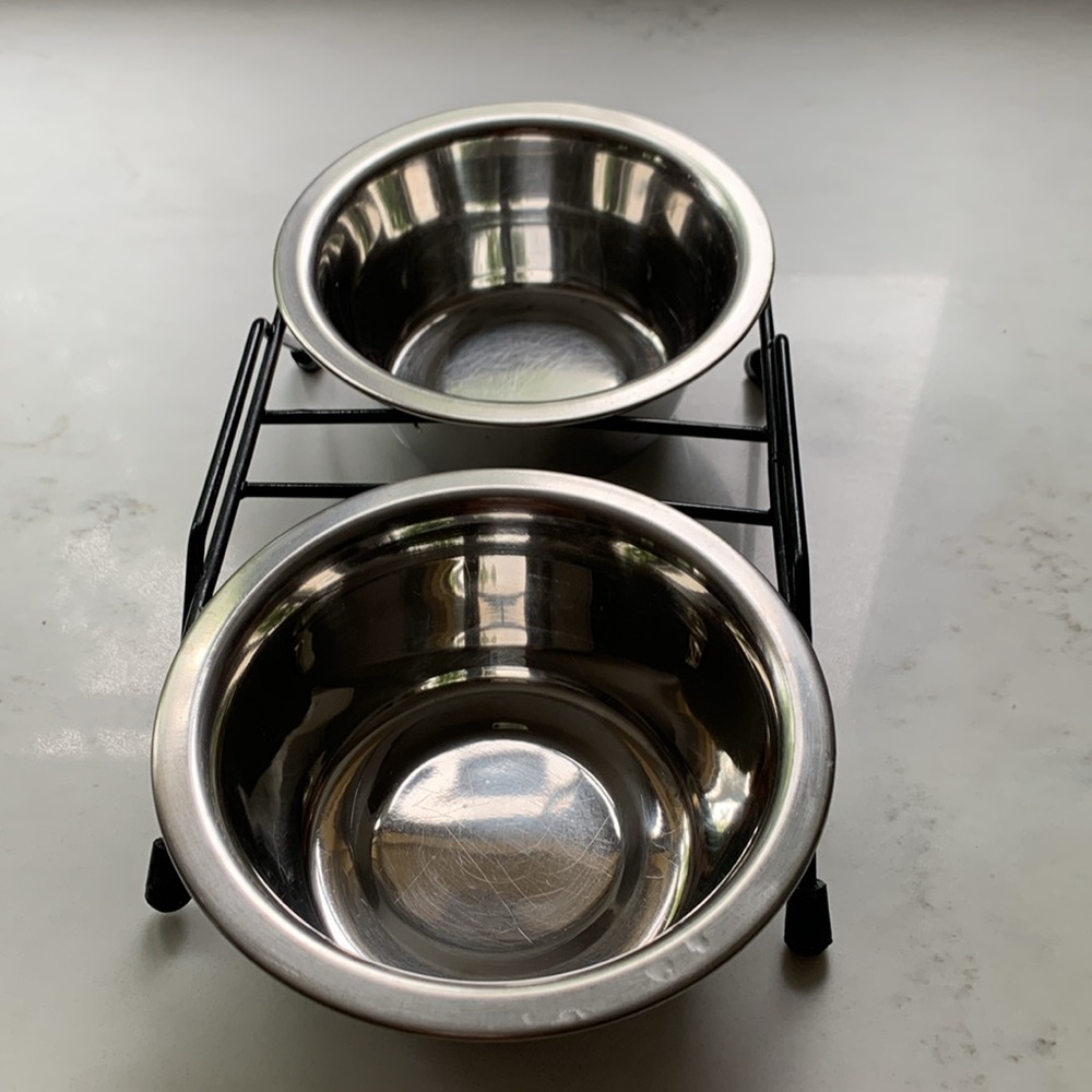 Dogit Stainless Steel Double Dog Diner - Picture 2 of 3